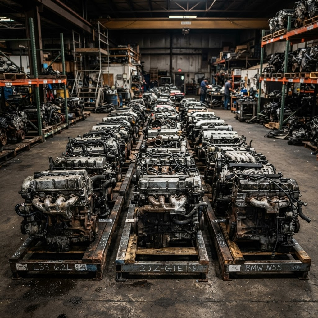 Quality-tested used engines