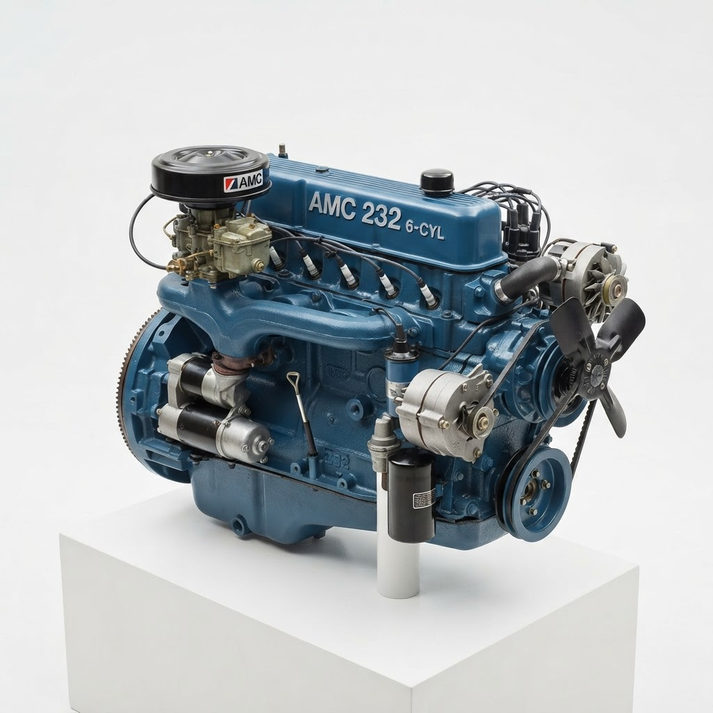 1973 AMC Gremlin Engine - 6-232 (VIN E, 7th digit)