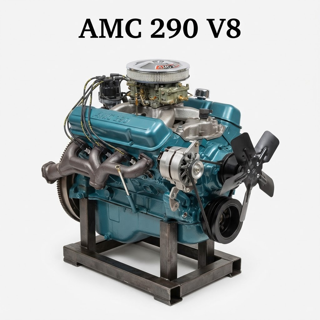 1968 AMC Ambassador Engine - 8-290, VIN M (7th digit)