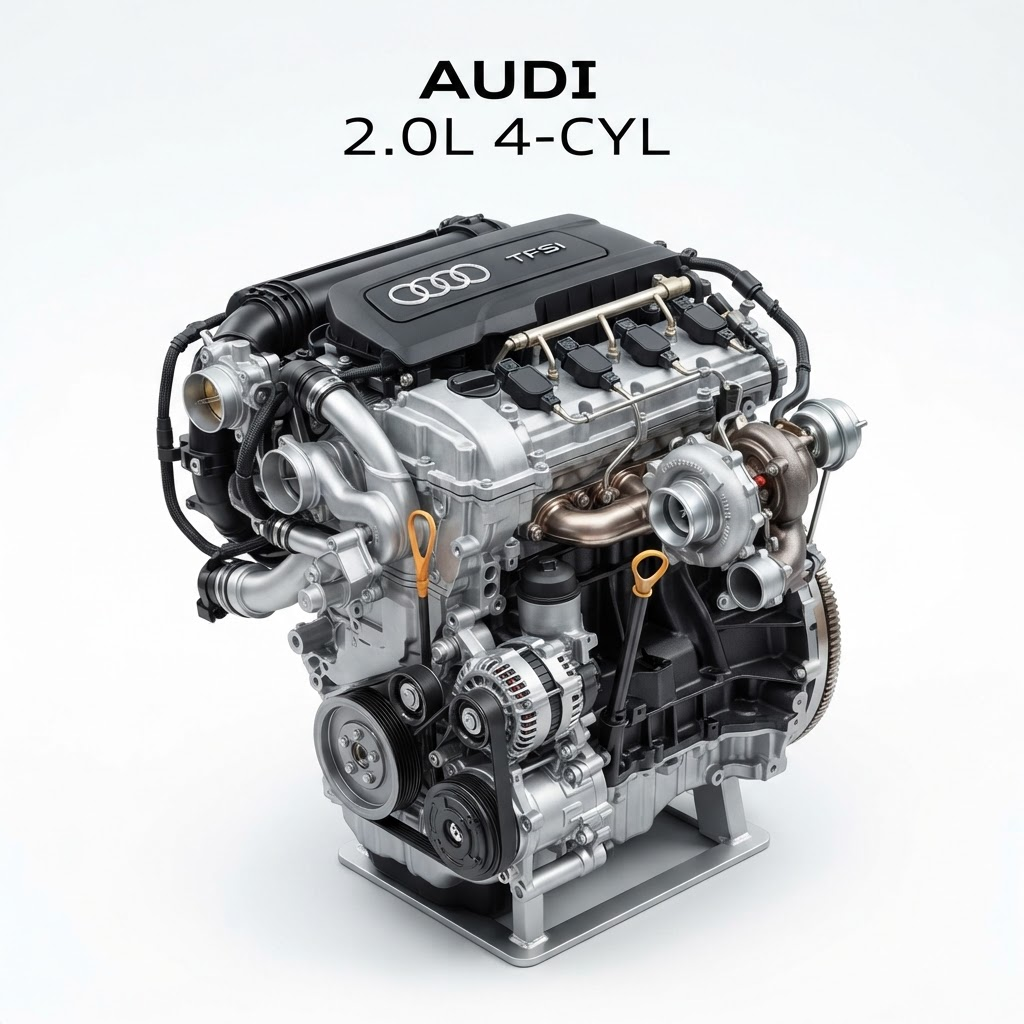 1988 Audi 80 Series Engine - 4 cylinder (2.0L)