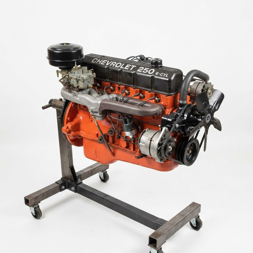1967 Chevy Van 20 Engine - 6-250