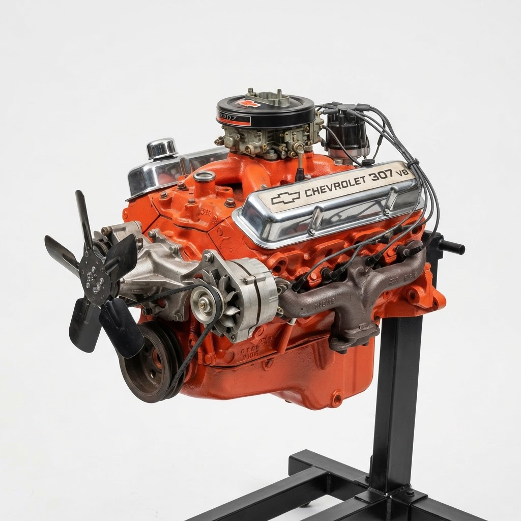 1968 Chevy Van 10 Engine - 8-307