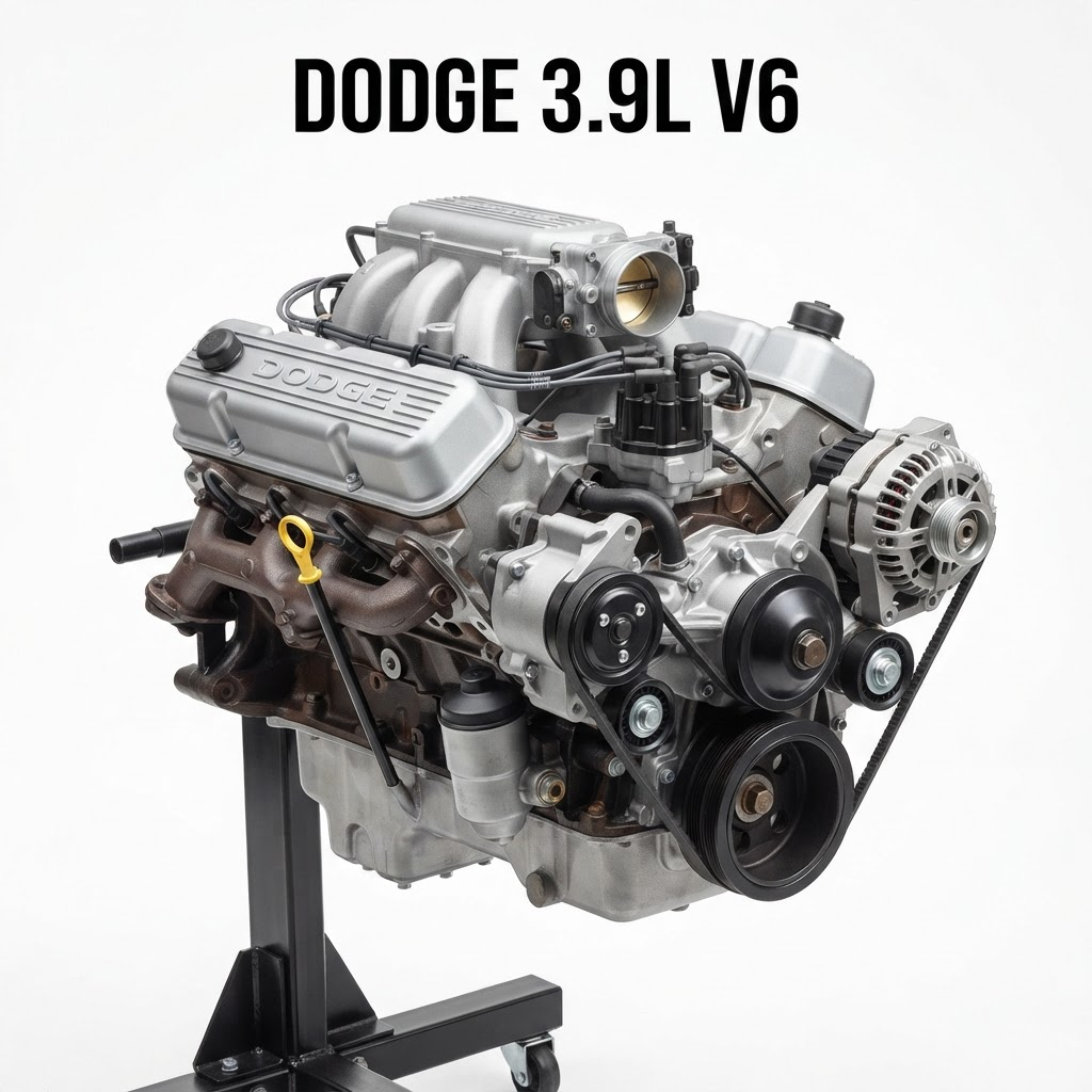 1998 Dodge Durango Engine - 6-239 (3.9L, VIN X, 8th digit)