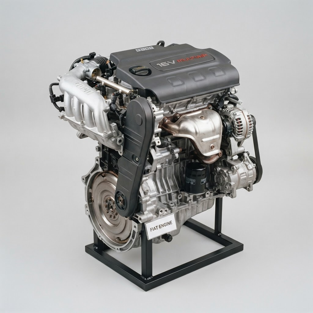1970 Fiat 124 (1983 Down, includes Spider) Engine - Cpe, 1438cc