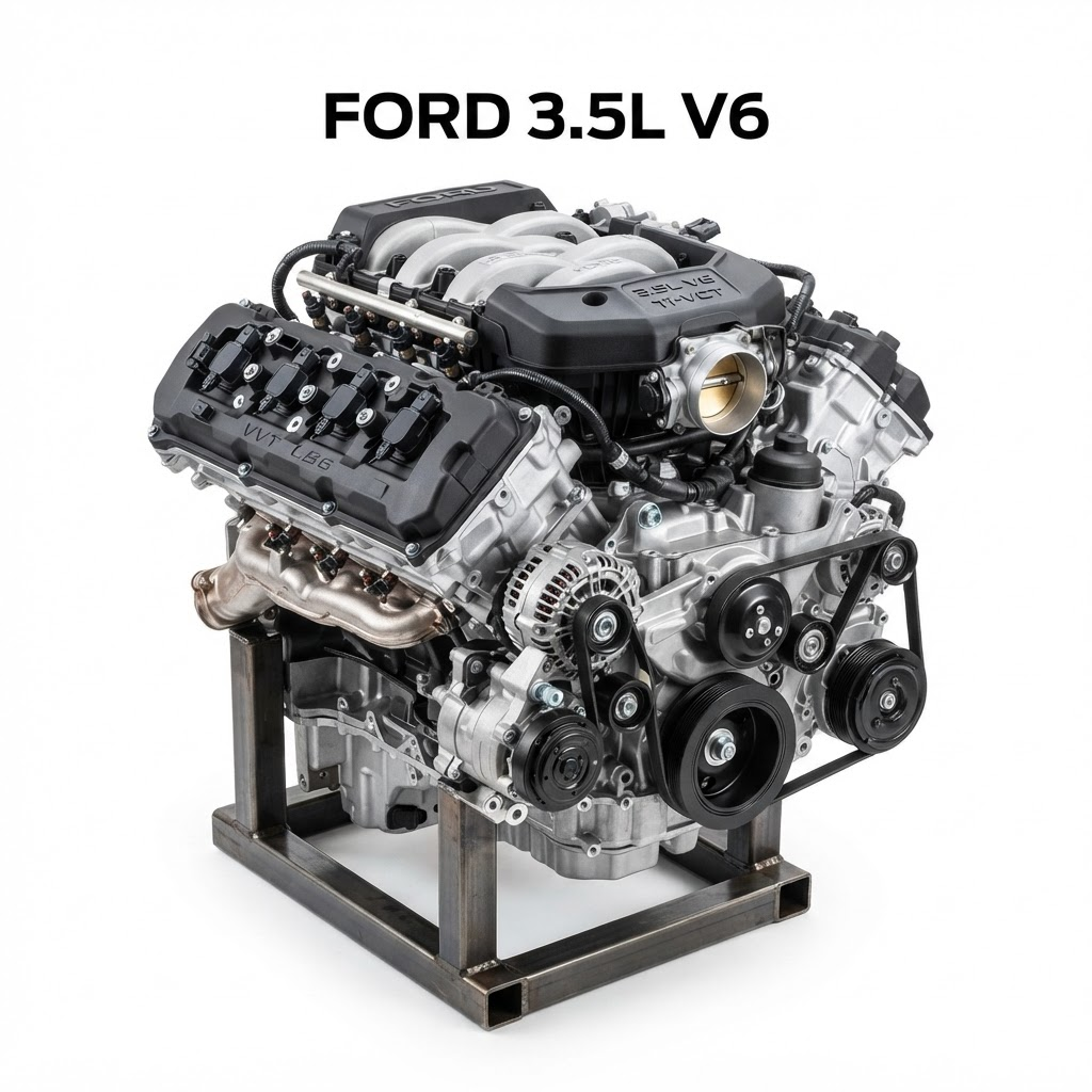 2012 Ford Flex Engine - (3.5L), VIN C (8th digit), engine oil cooler (tow ...