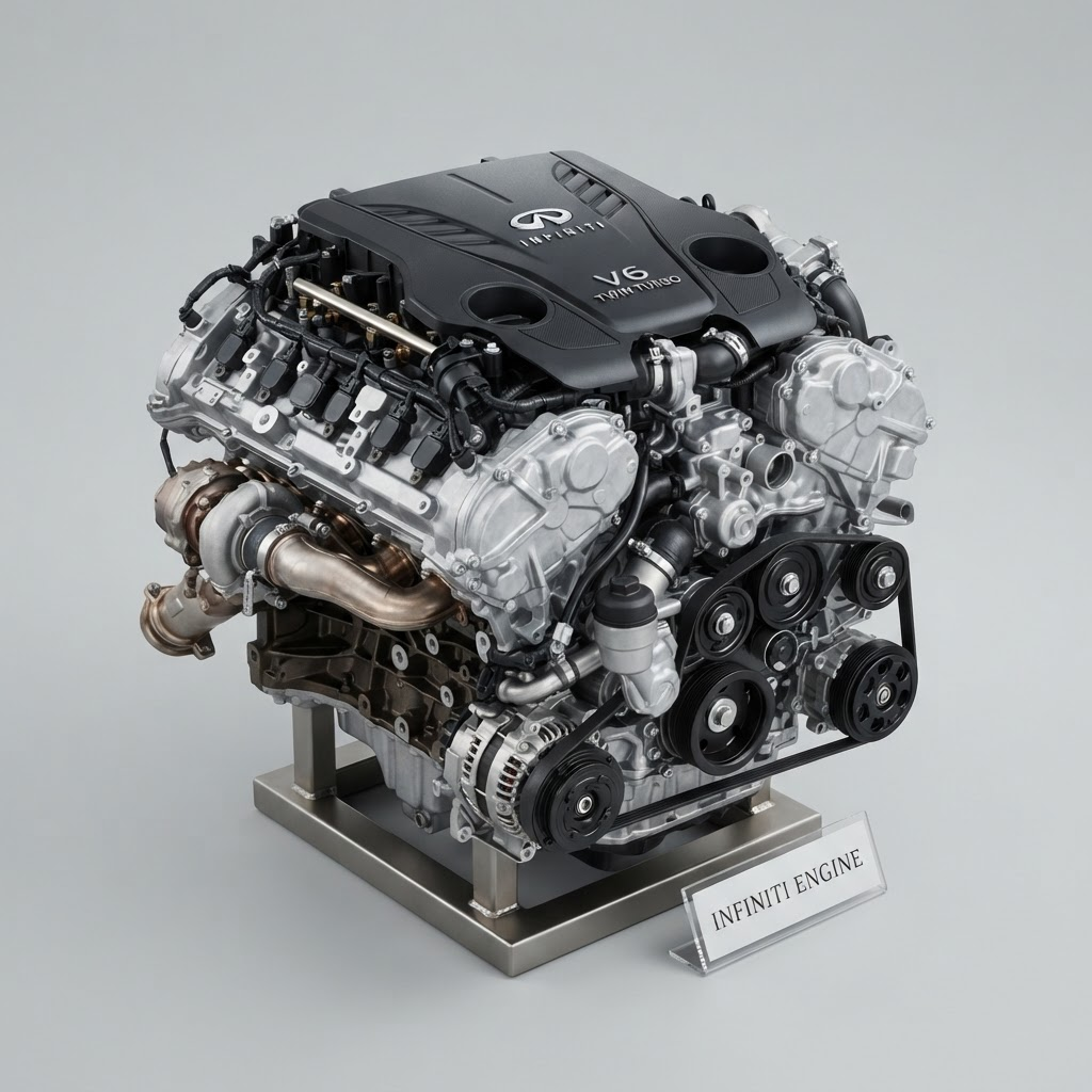 2004 Infiniti FX Engine - 4.5L (VIN B, 4th digit, VK45DE, V8)