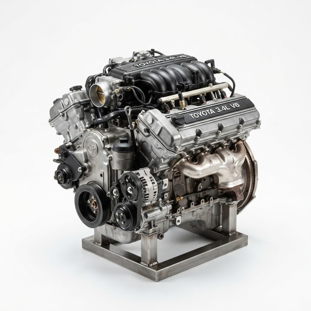2000 Toyota 4Runner Engine - 3.4L (VIN N, 5th digit, 5VZFE engine, 6 cylinder),...